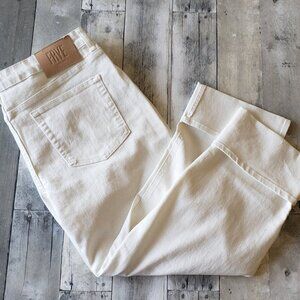NWT - Frye White Women's Cuffed Crop Jean – Size 16/34